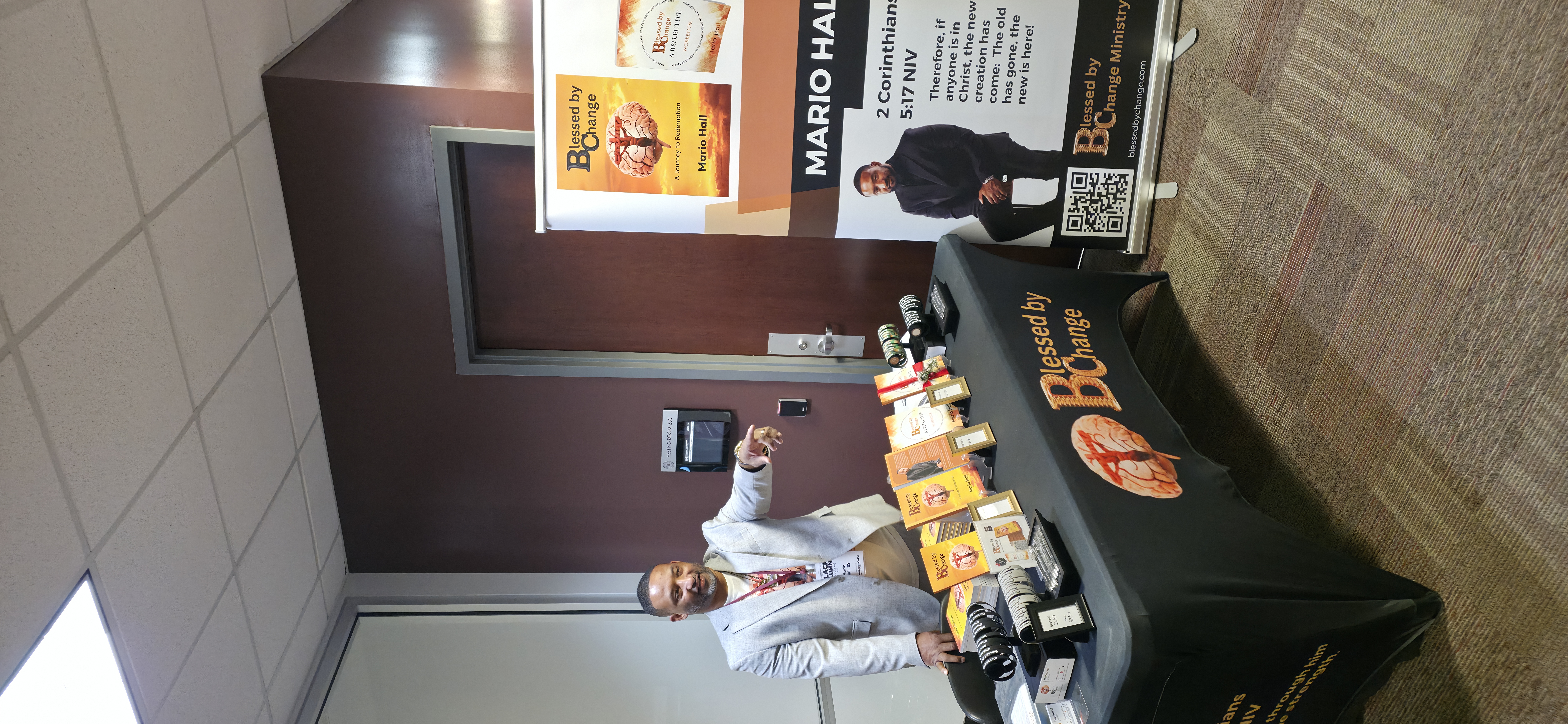 Mario Hall outreach moment